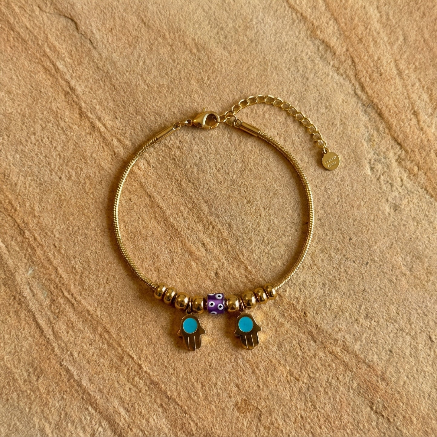Kismet Hamsa & Evil Eye Charm Bracelet