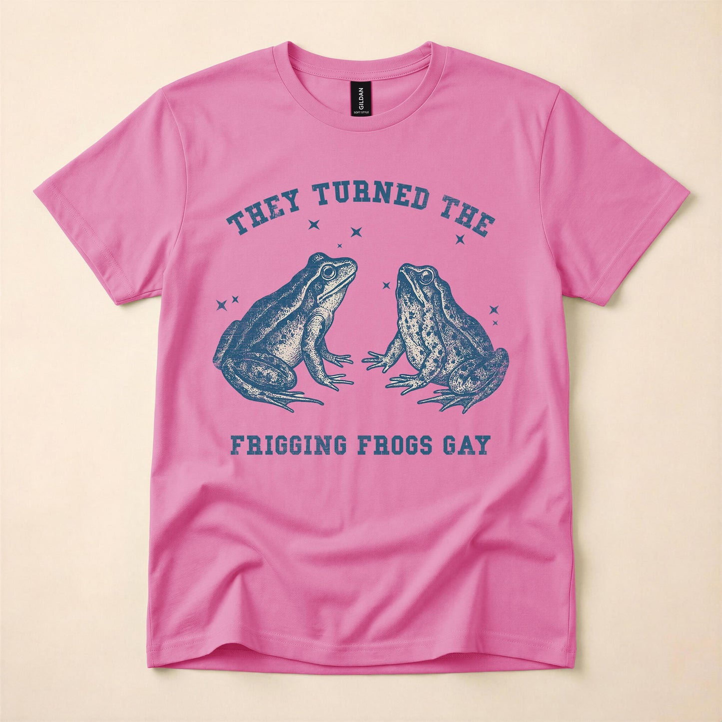 They Turned The Frigging Frogs Gay Shirt | Funny Conspiracy Tee | LGBT Humor T-Shirt | Sarcastic Gay Gift | The Gay Agenda
