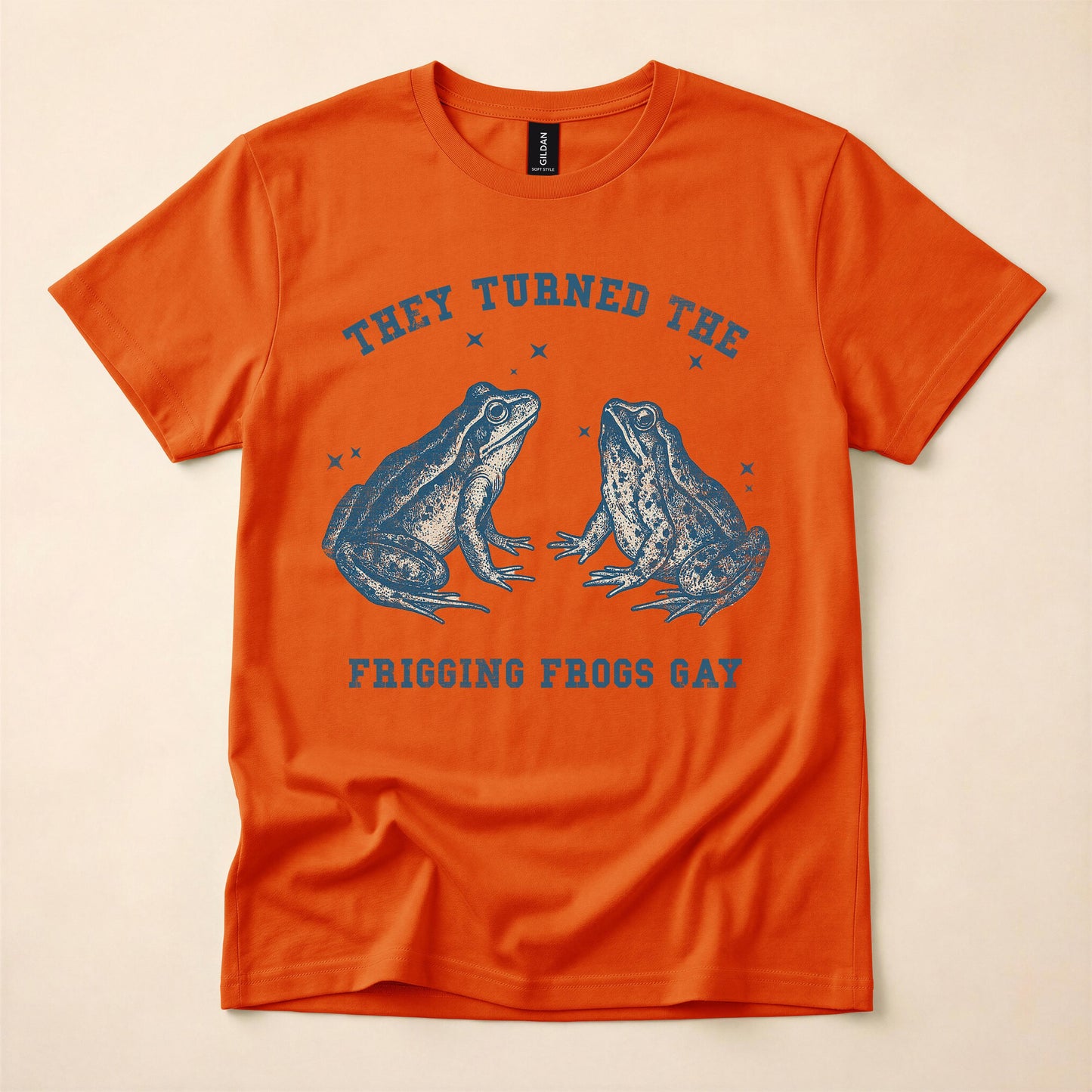 They Turned The Frigging Frogs Gay Shirt | Funny Conspiracy Tee | LGBT Humor T-Shirt | Sarcastic Gay Gift | The Gay Agenda