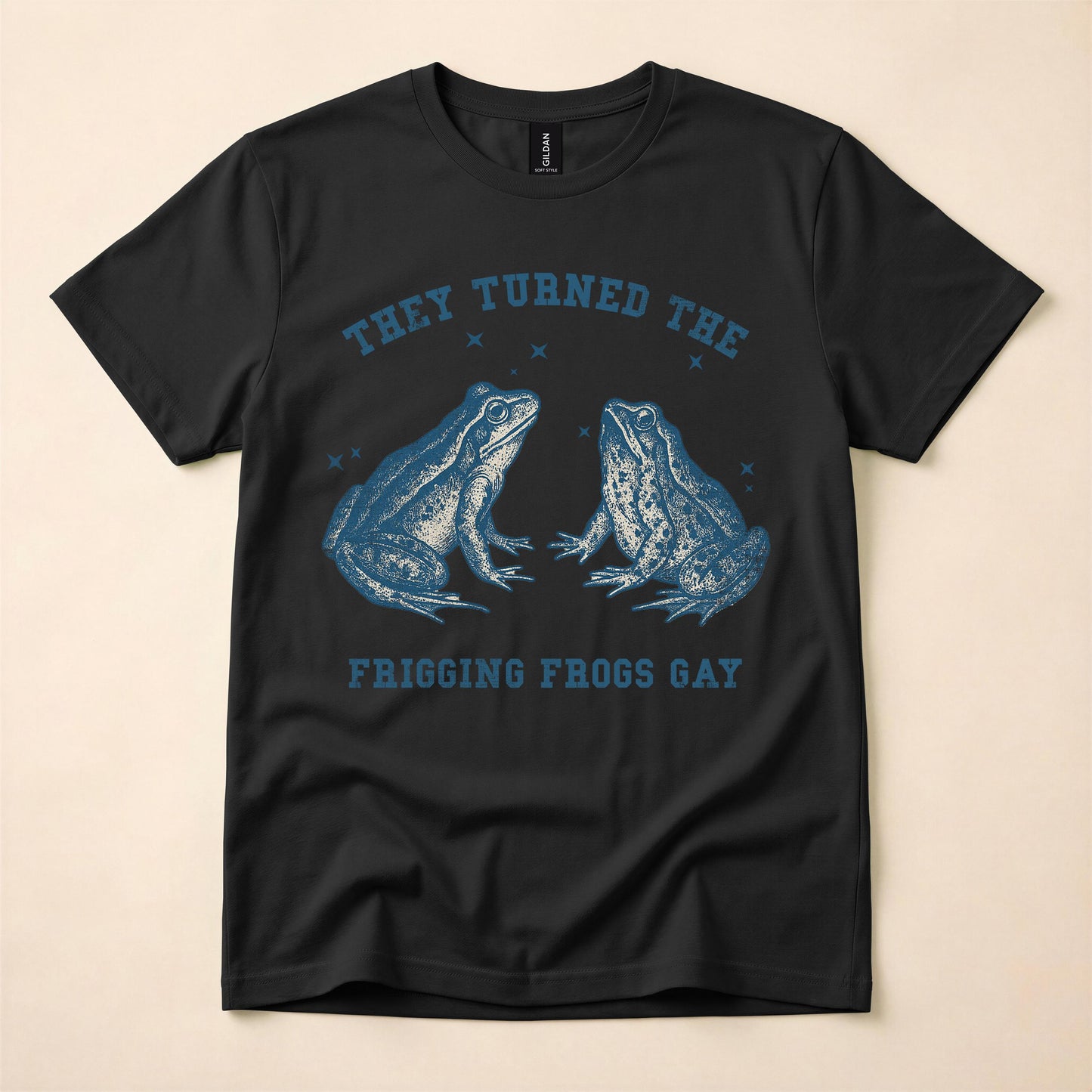 They Turned The Frigging Frogs Gay Shirt | Funny Conspiracy Tee | LGBT Humor T-Shirt | Sarcastic Gay Gift | The Gay Agenda